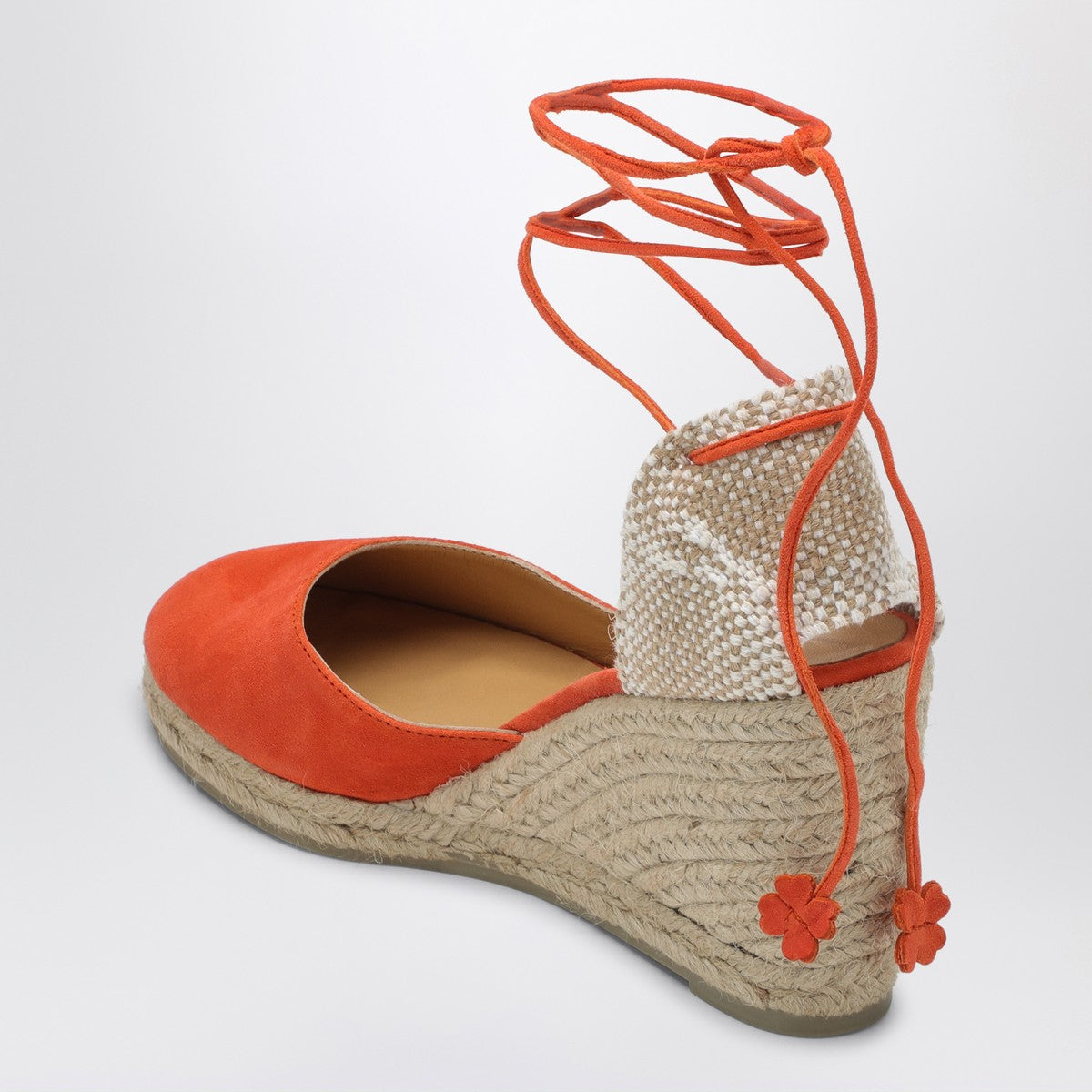 Castañer Carina 8/007 papaya-coloured espadrilles