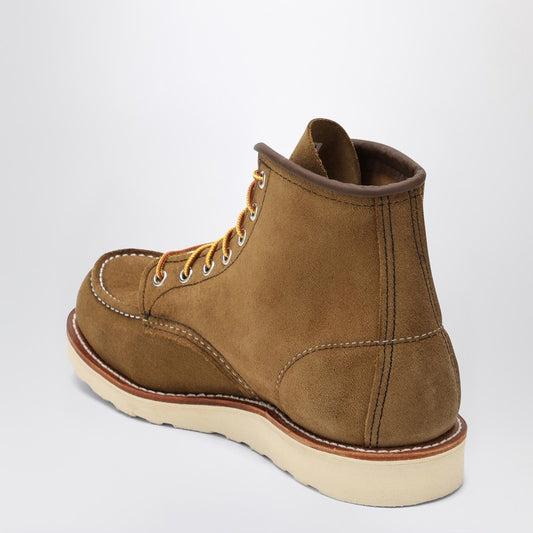 Red Wing Classic Moc olive suede boot