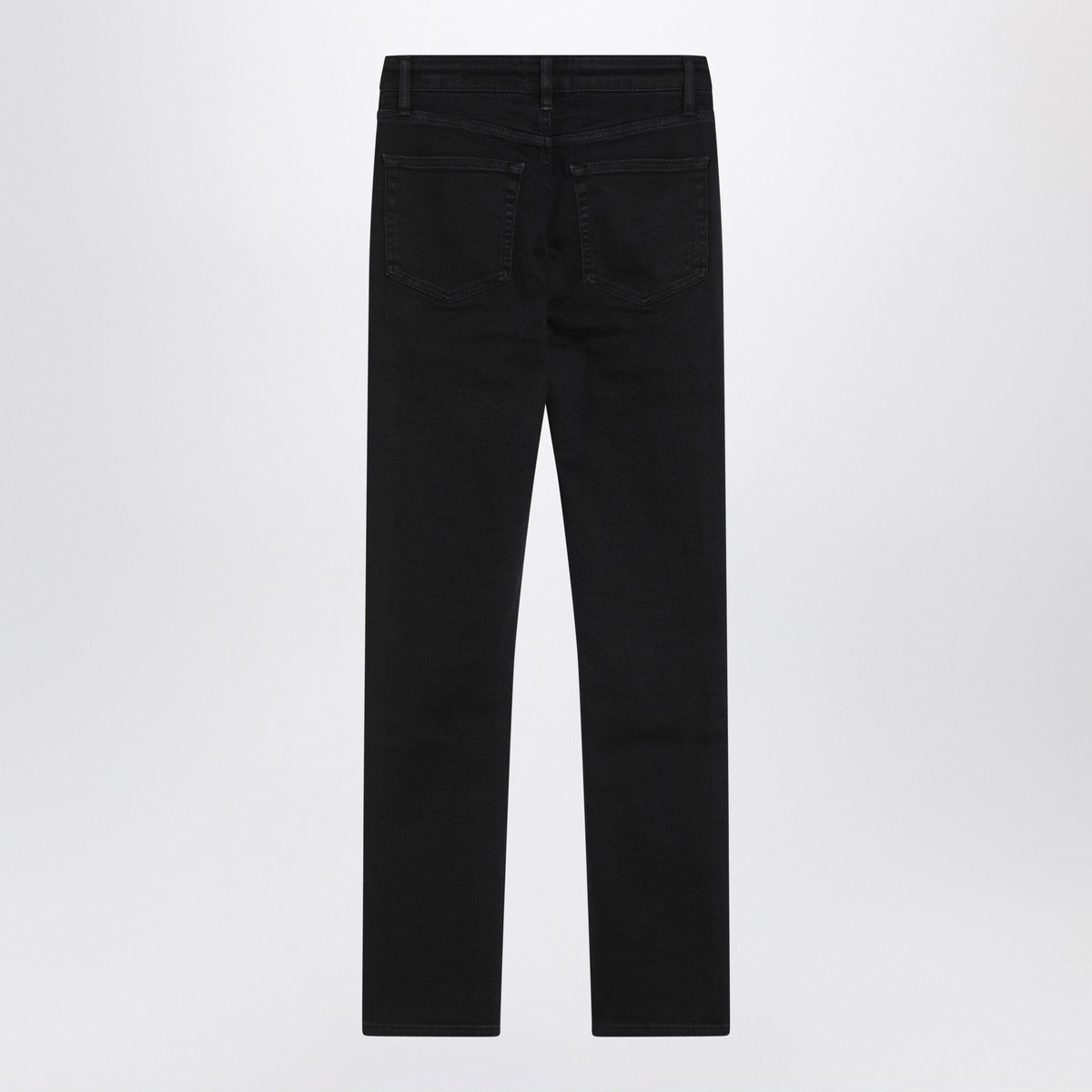 Frame Black straight-leg jeans The Pencil