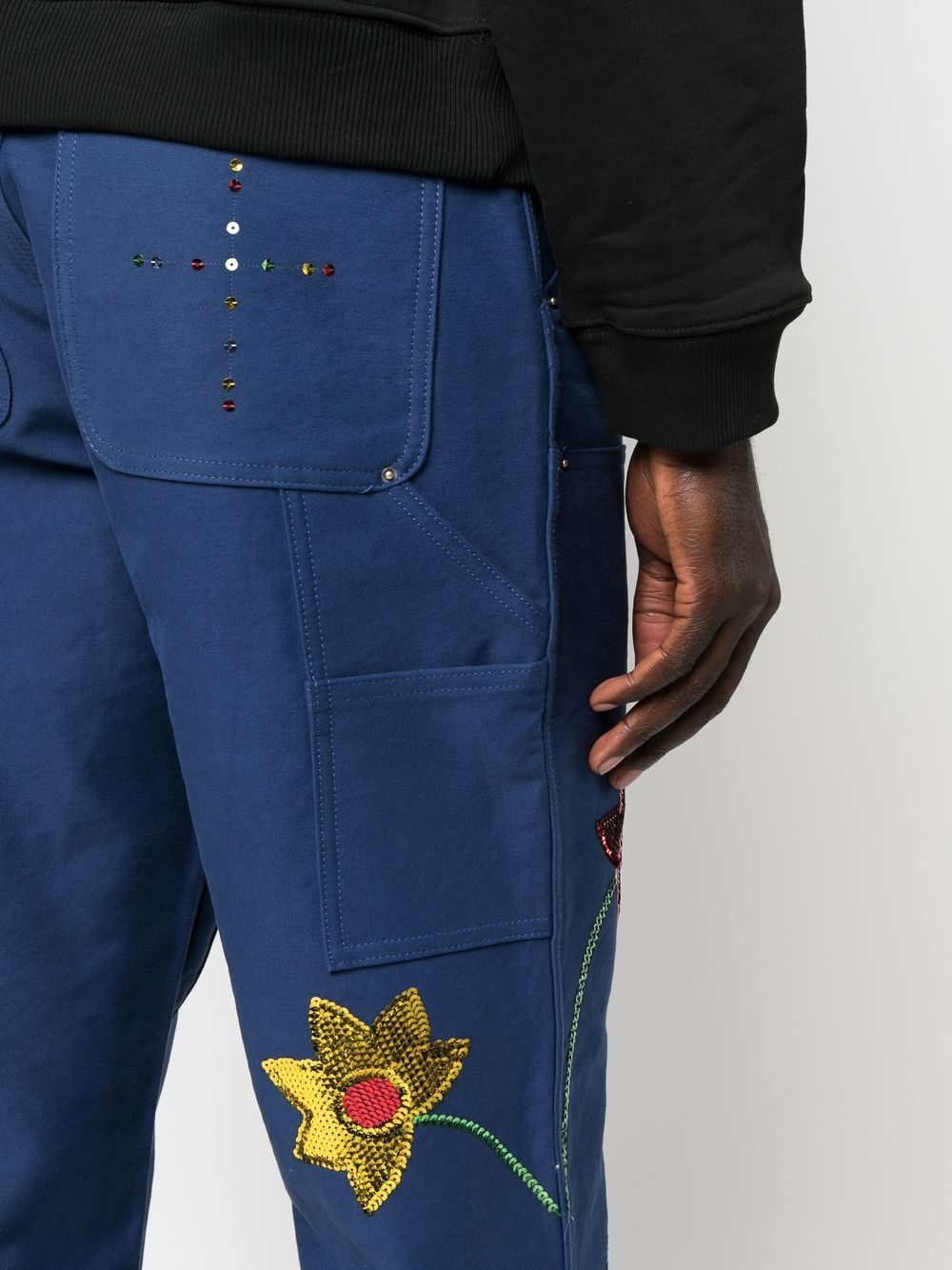 جينز سكاي هاي FARM WORKWEAR أزرق