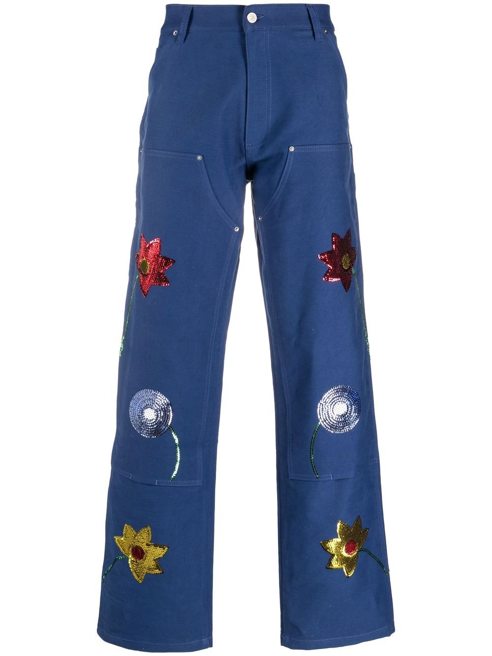 جينز سكاي هاي FARM WORKWEAR أزرق