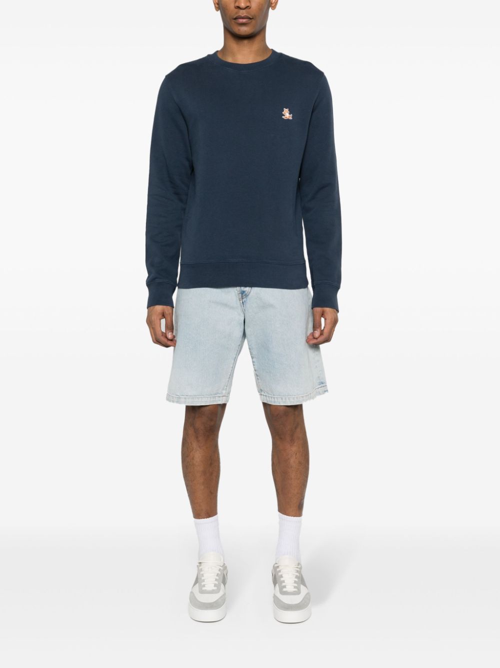 بلوفرات مايزون كيتسونيه MAISON KITSUNE' زرقاء