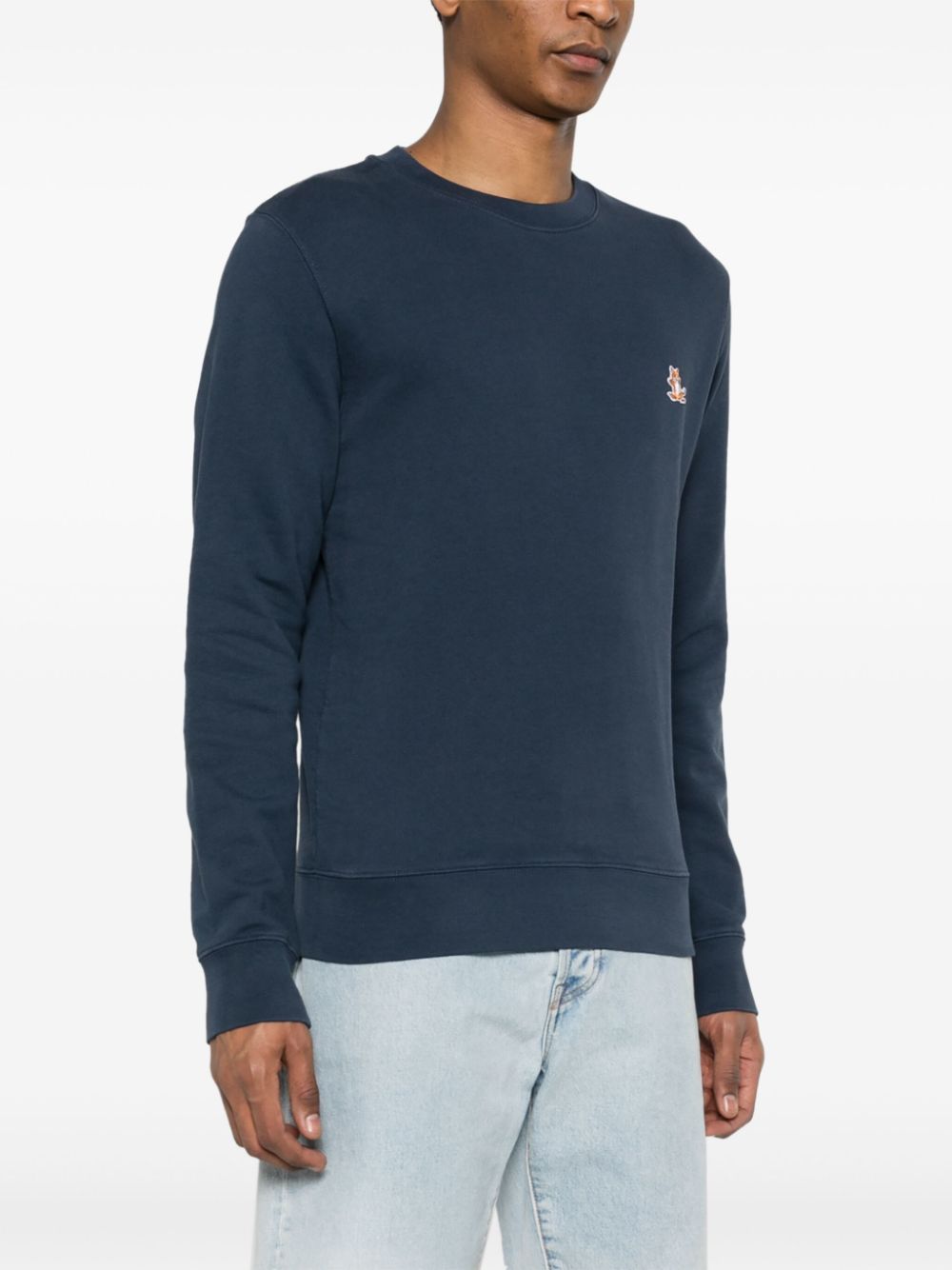 بلوفرات مايزون كيتسونيه MAISON KITSUNE' زرقاء