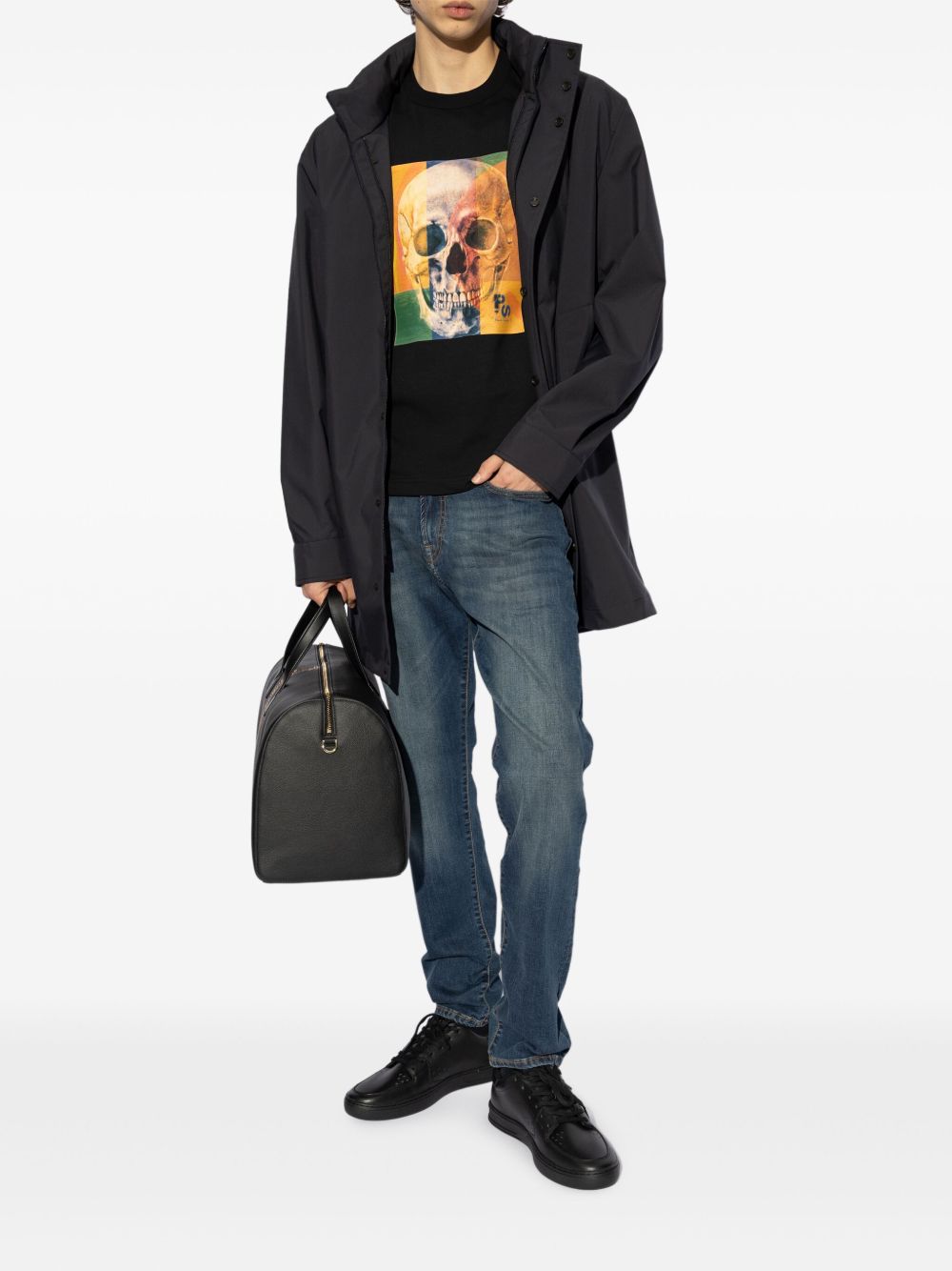 تيشيرتات وبولو PS By Paul Smith باللون الأسود