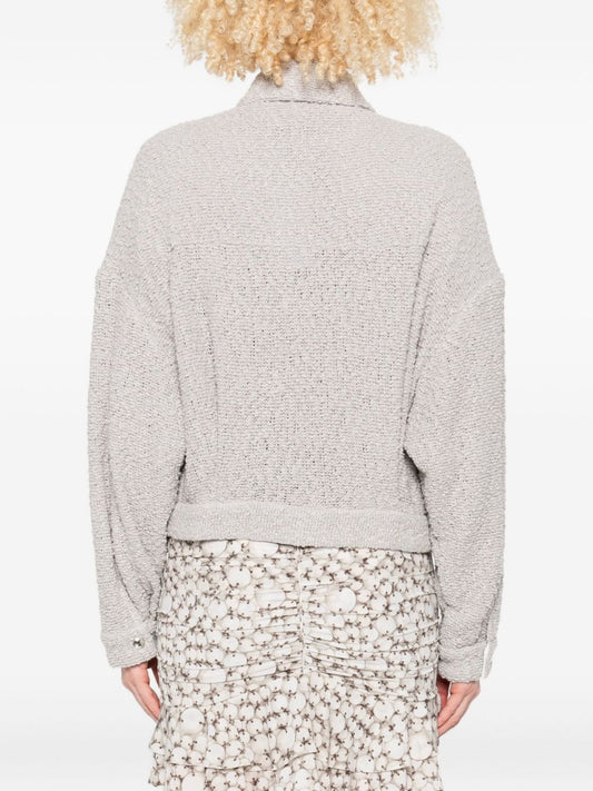 سترات آيرو باللون الرمادي الفاتح