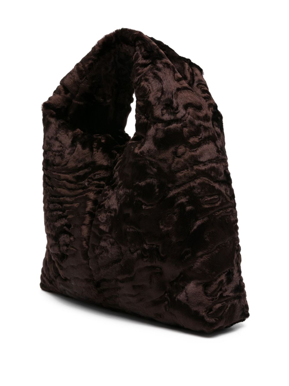 حقيبة يد كبيرة ذات قوام نسيجي من La Milanesa