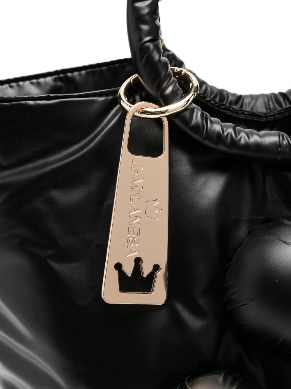 حقيبة يد La Milanesa Klodiana ذات التفاصيل الدائرية المبطنة