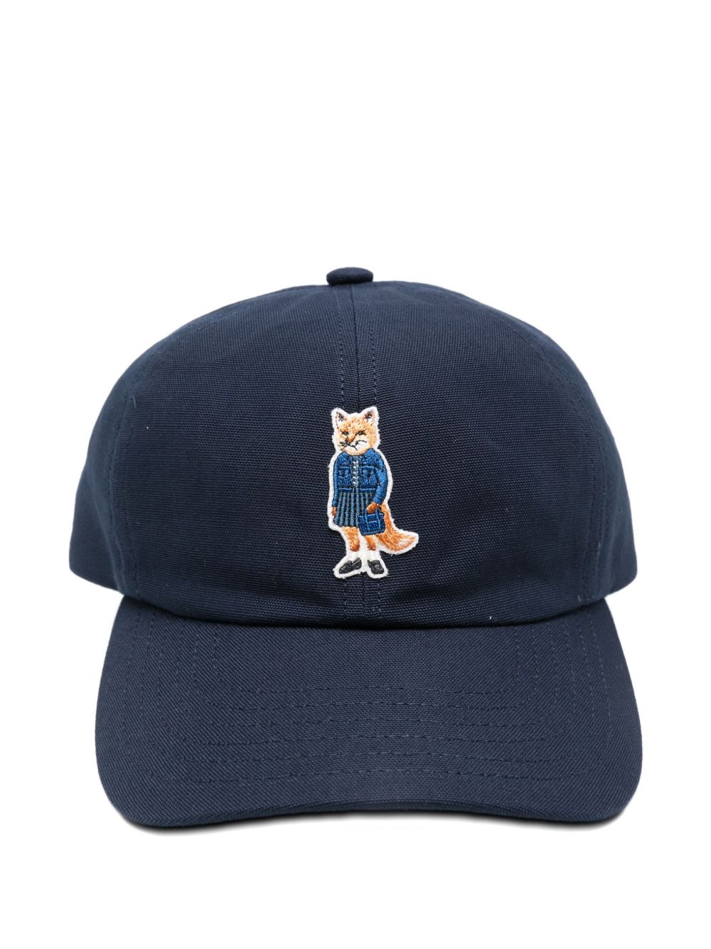 قبعات مازون كيتسون MAISON KITSUNE' زرقاء