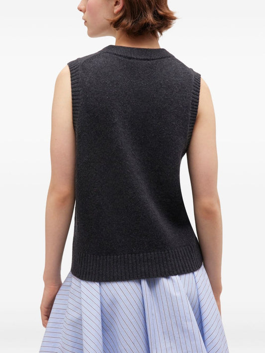 حياكة غاني رمادية