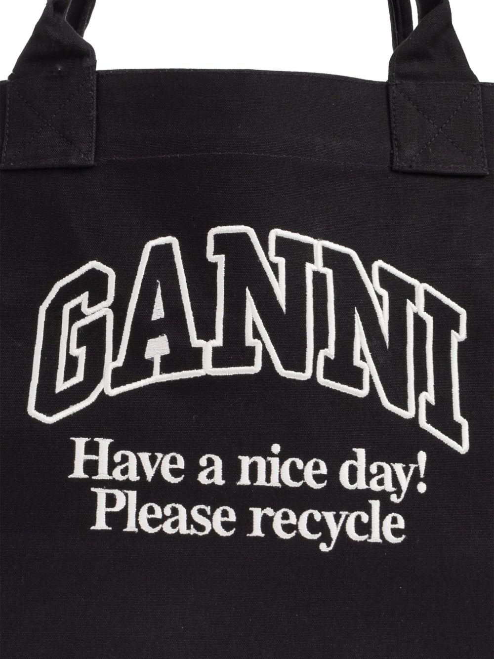 حقيبة يد غاني الكبيرة جداً (Ganni XXL Tote)