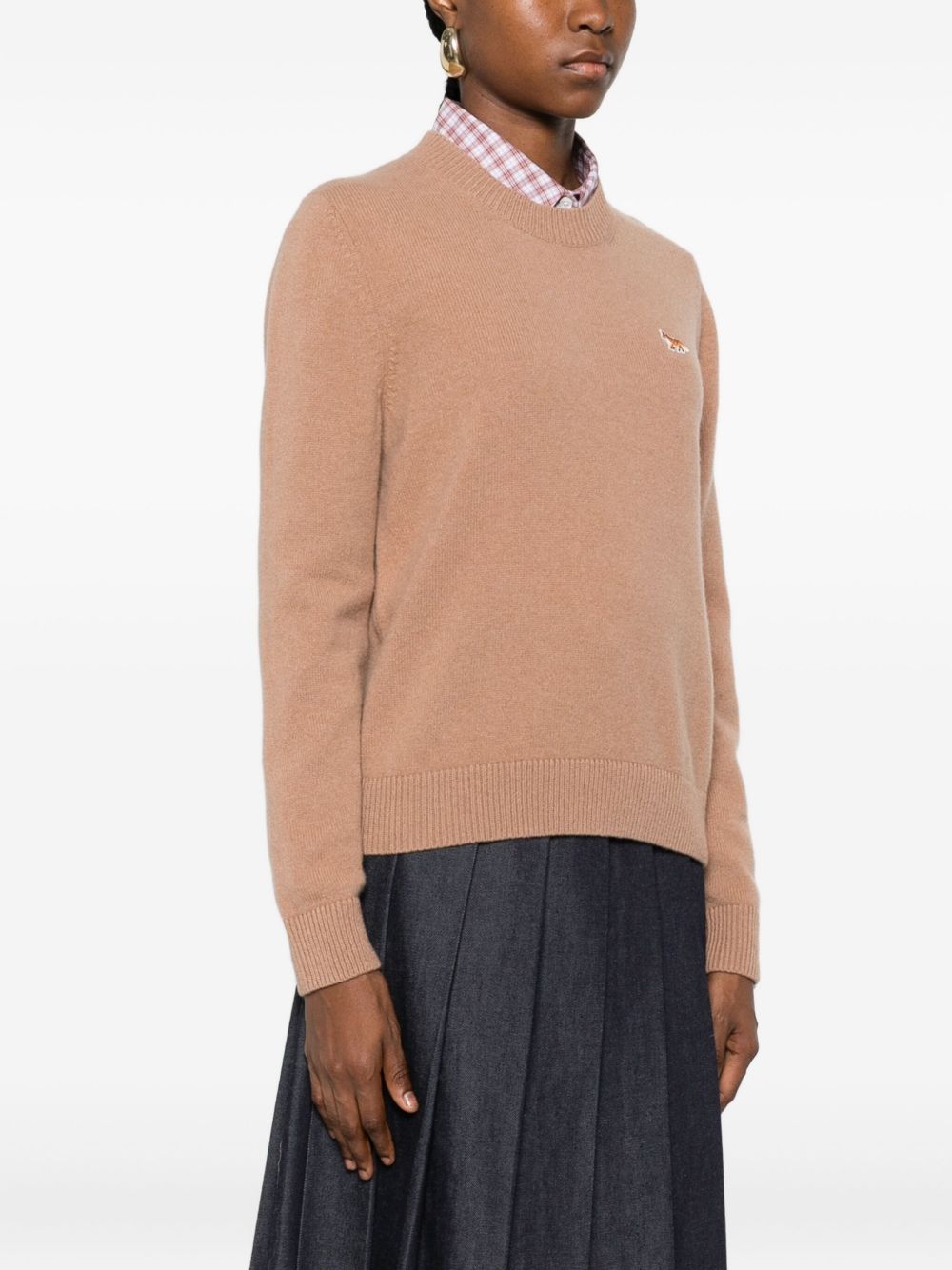 ميشون كيتسونيه (Maison Kitsuné) - بلوفرات كيتسونيه (MAISON KITSUNE') - لون جملي