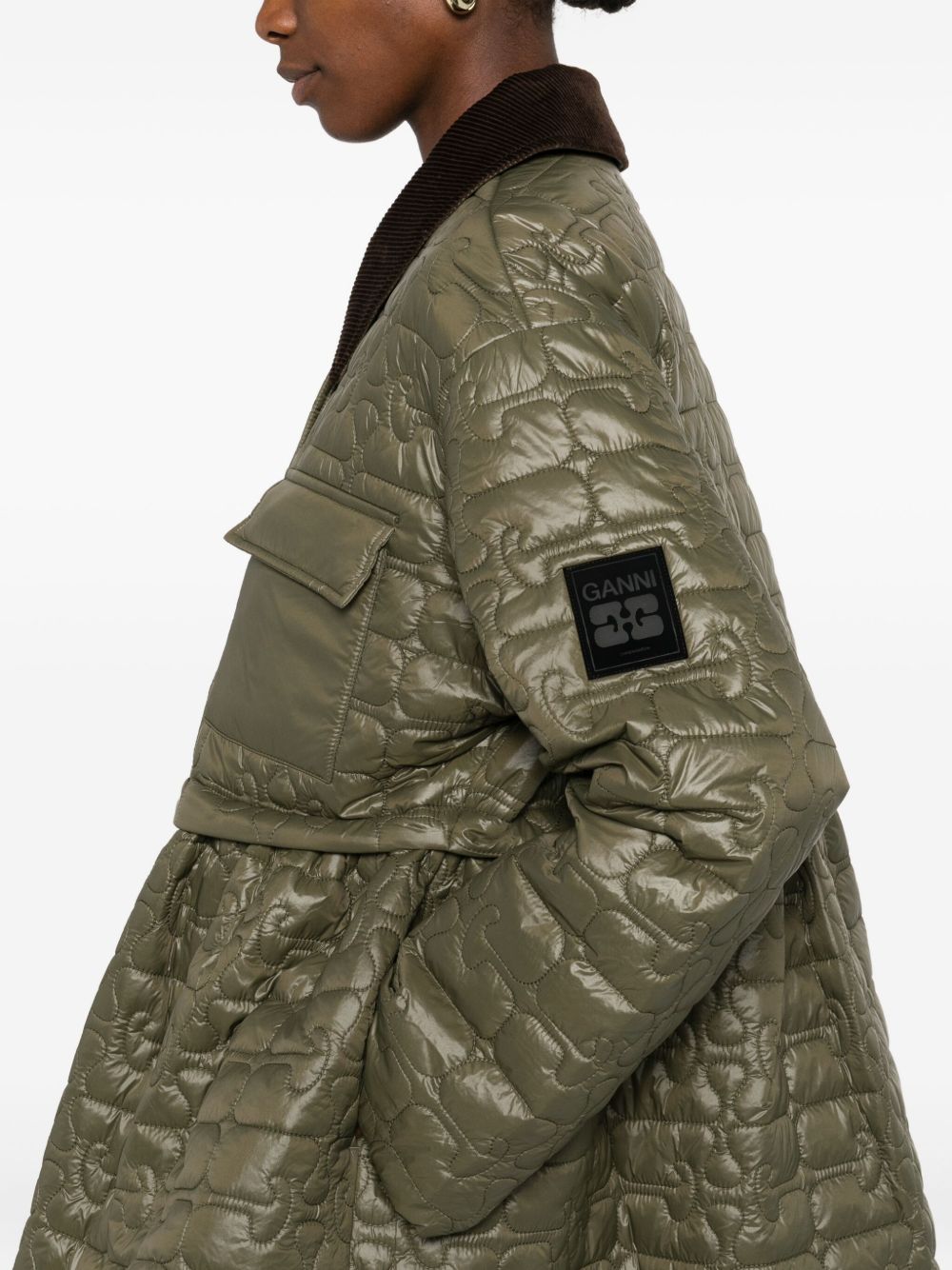 GANNI Jackets Green