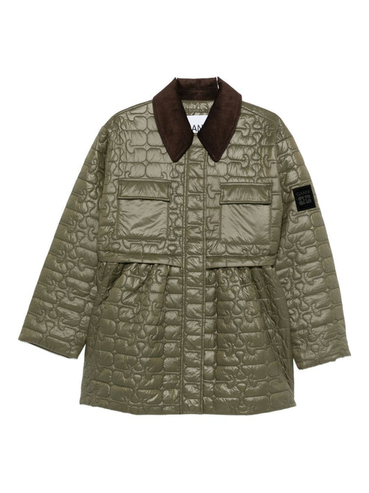 GANNI Jackets Green