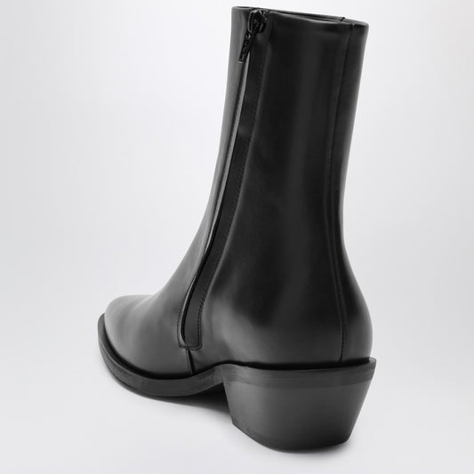 A.EMERY The Hudson black leather ankle boots