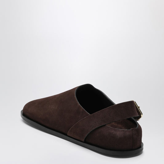 A.EMERY The Louis Clog marroni in suede