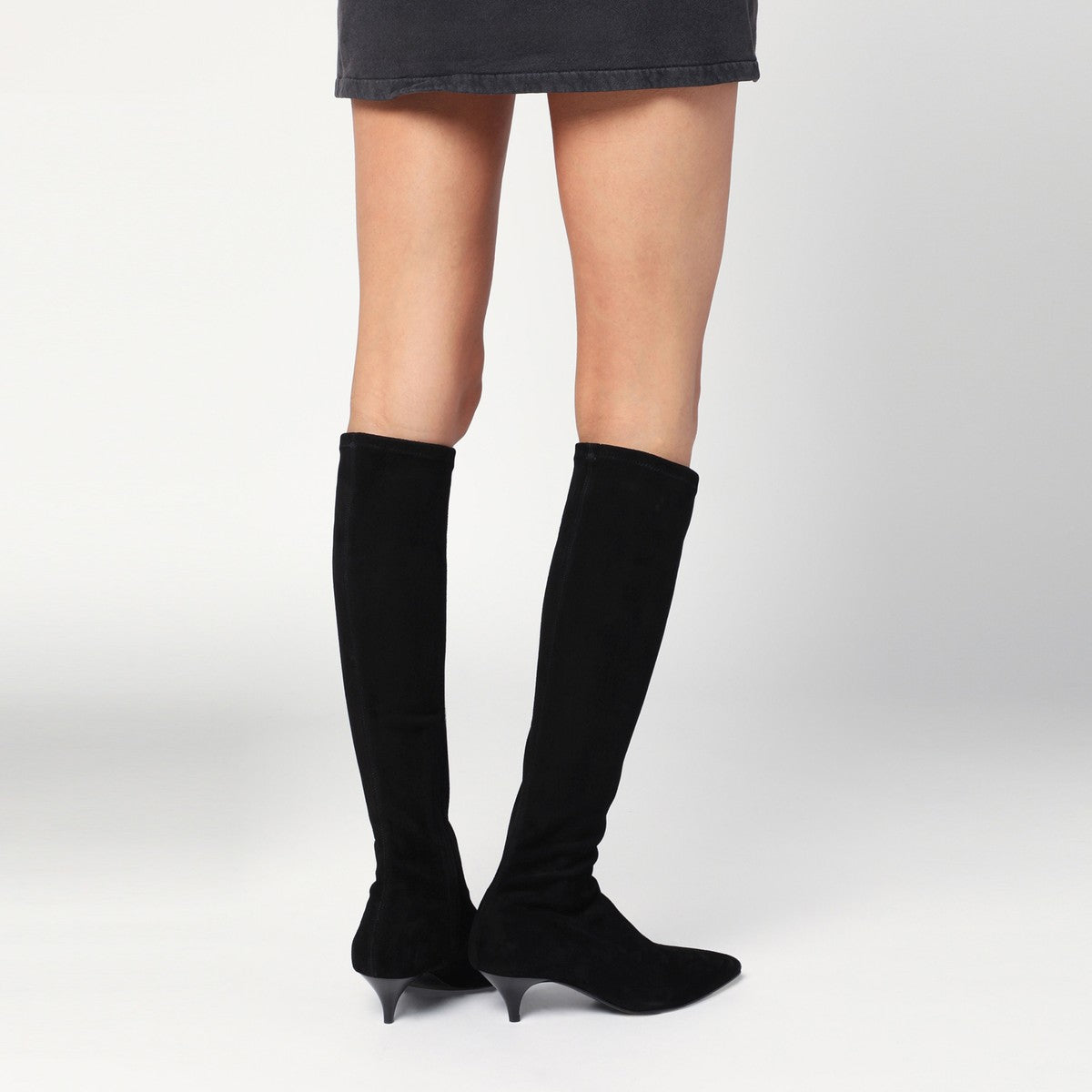 A.EMERY The Oscar Boots neri in suede