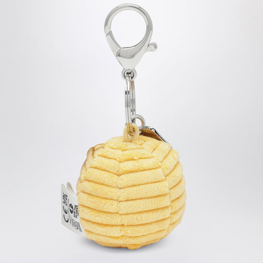 Bon Ton Toys Smiley velvet keychain yellow