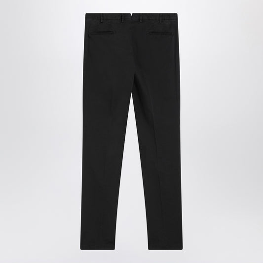 Santaniello Black trousers in cotton