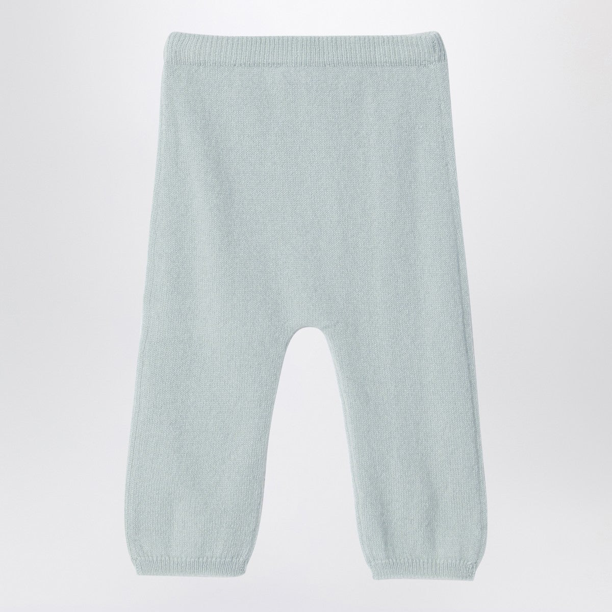 Il Gufo Light green wool leggings
