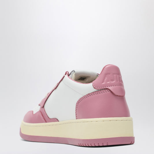 AUTRY White/pink Medalist sneakers