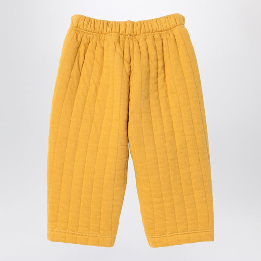 Bobo Choses Yellow/blue quilted jogging trousers