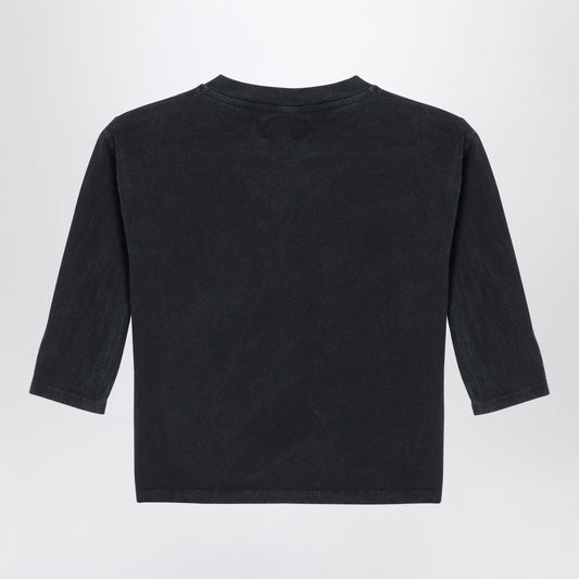 Bobo Choses Black washed jersey in organic cotton