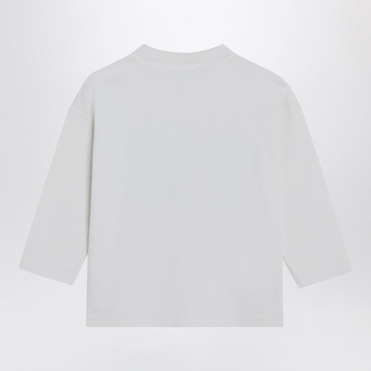 Bobo Choses White sweater with logo print