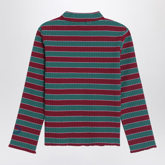 Bobo Choses Ribbed striped cotton sweater