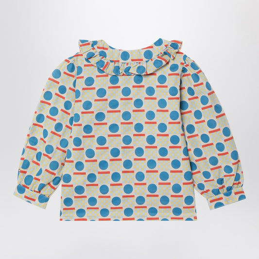 Bobo Choses Cotton blouse with geometric patterns