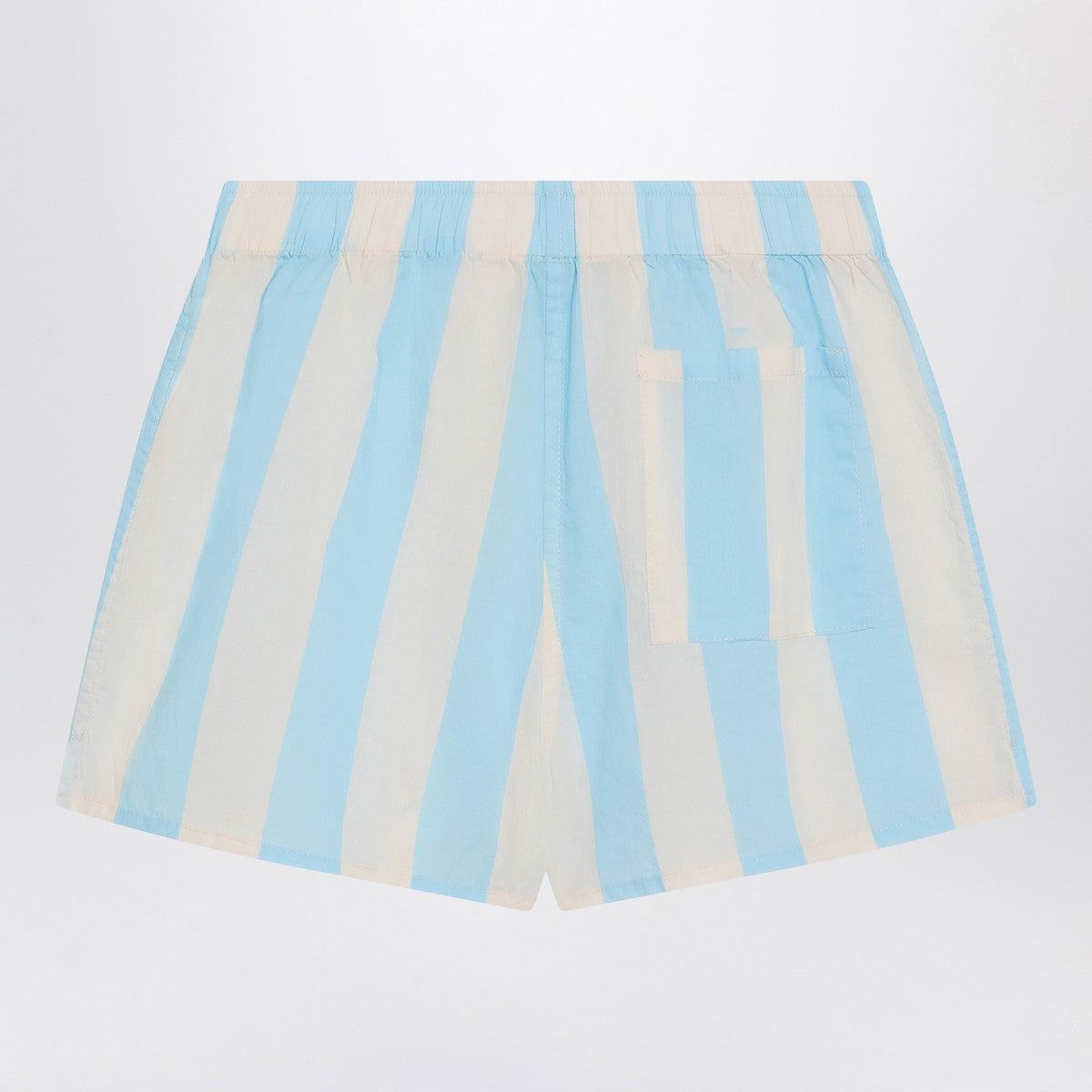 MC2 Saint Barth Blue/white striped Boxy Jr shorts