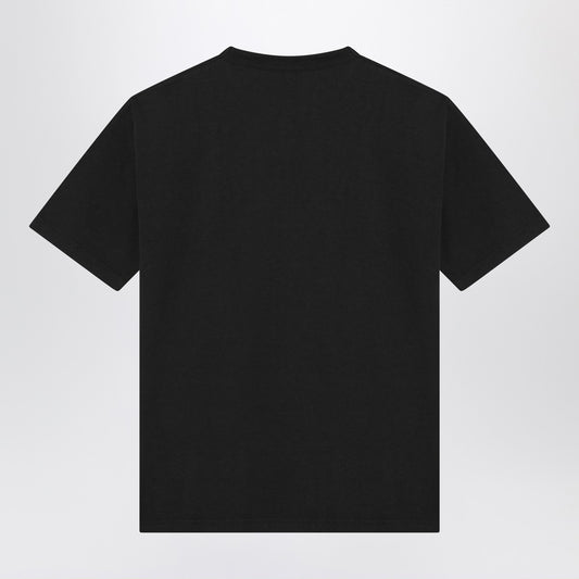 Champion Black cotton crew-neck T-shirt