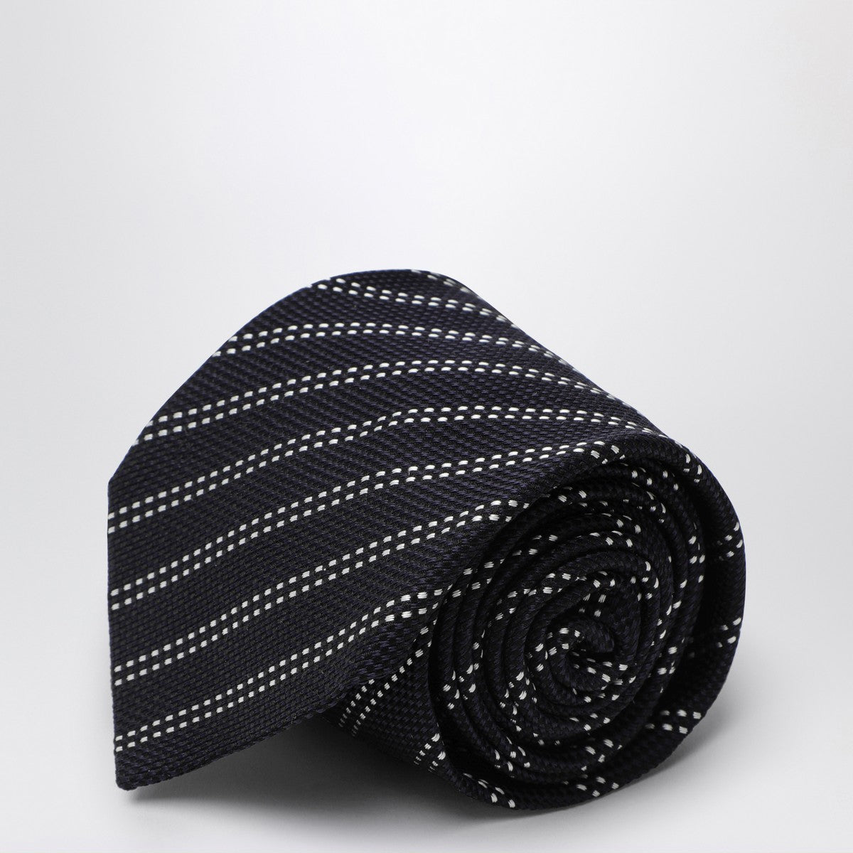 Destin Blue/white silk tie