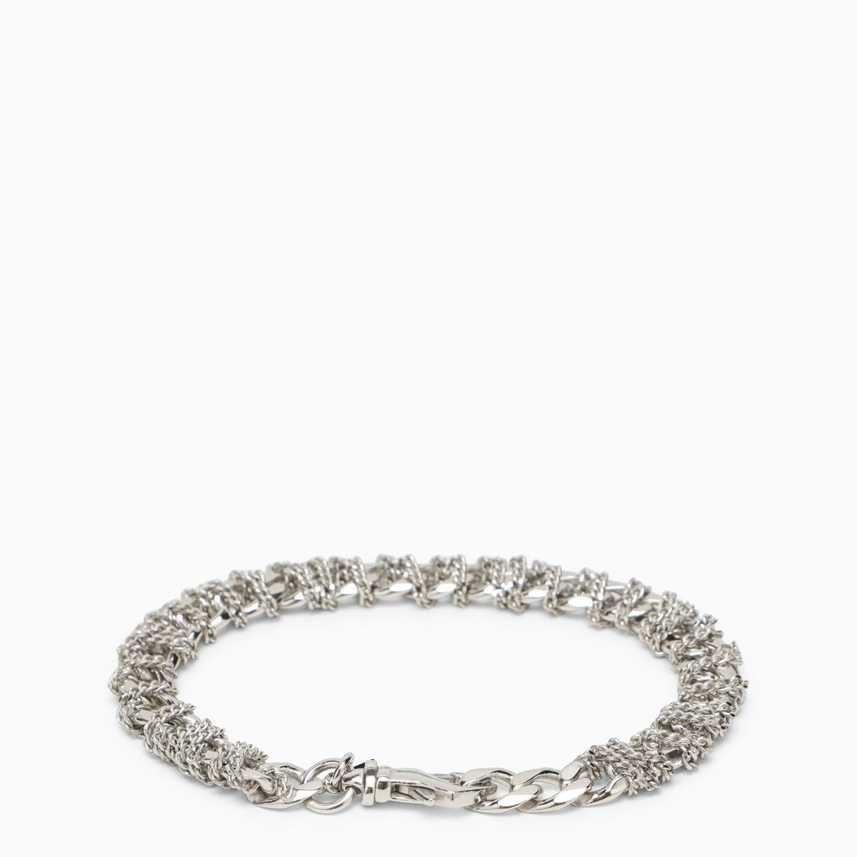 Emanuele Bicocchi Silver 925 intricate chain bracelet