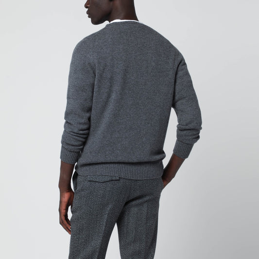Drumohr Grey cashmere sweater