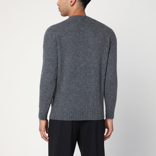 Drumohr Grey lambswool sweater