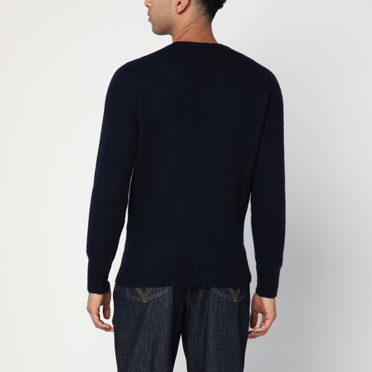 Drumohr Navy blue lambswool sweater