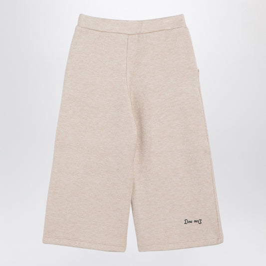 Douuod Beige viscose blend trousers