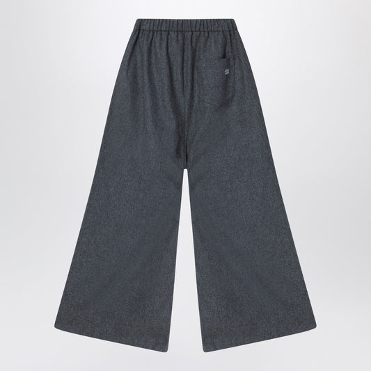 Douuod Gray wool-blend trousers