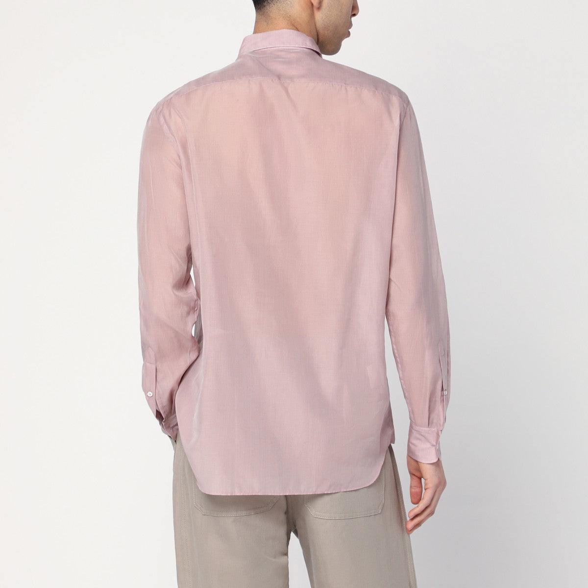 Lardini Pink shirt in silk blend