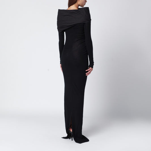 Entire Studios Black long wool dress