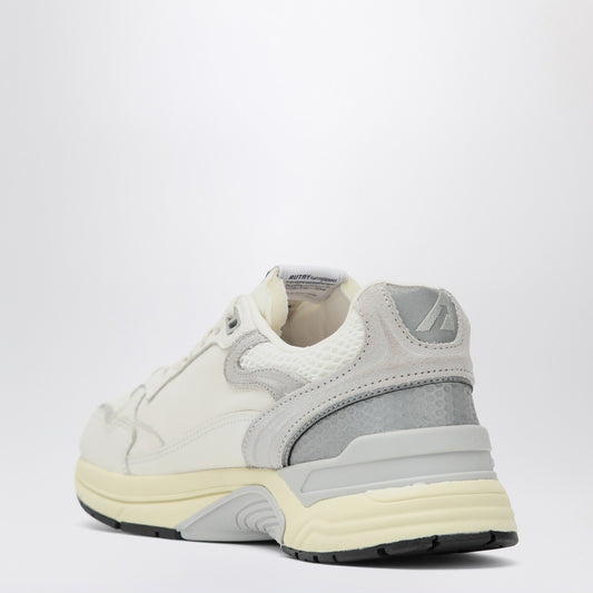 AUTRY Sneakers Hyperway in mesh and white and grey suede