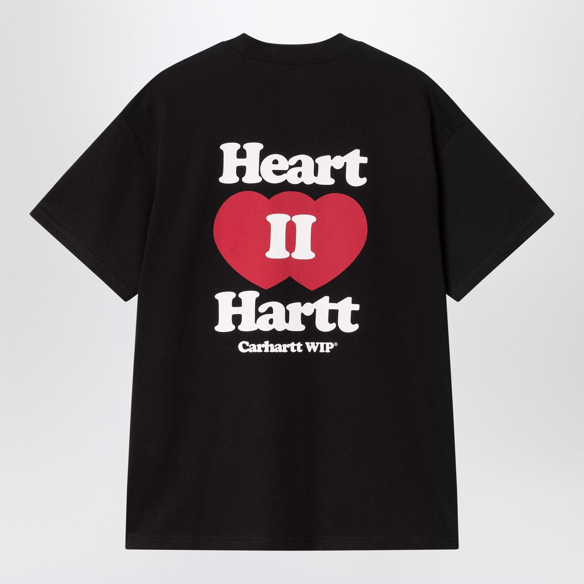 تيشيرت كارهايت WIP بأكمام قصيرة Heart II Hartt باللون الأسود