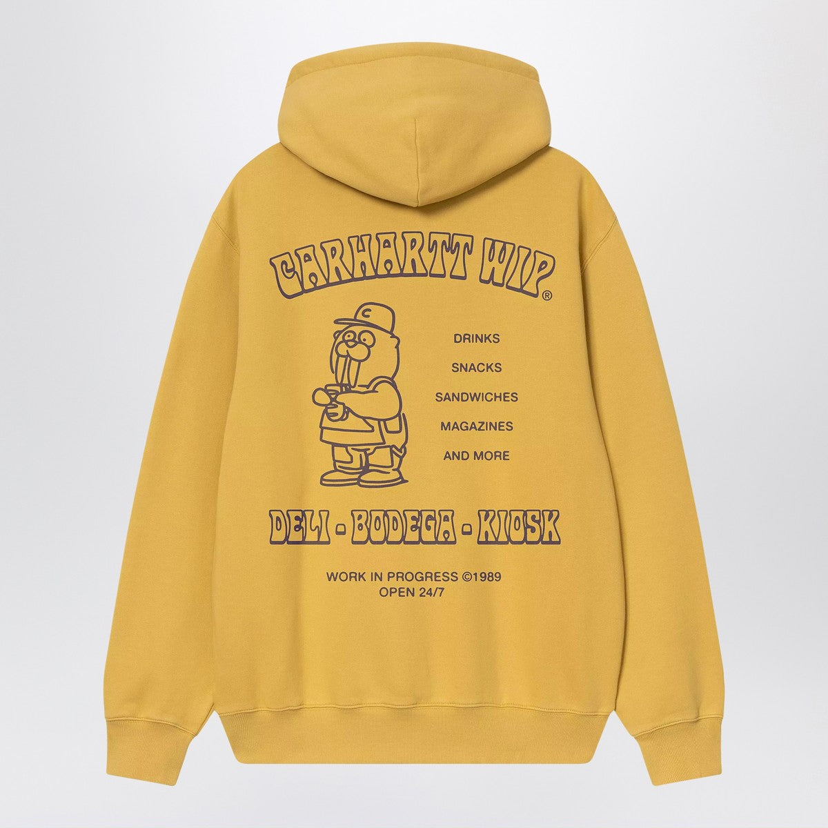 Carhartt WIP Sandwich Suncrest/Purple hoodie