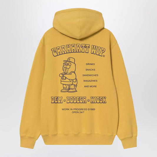 Carhartt WIP Sandwich Suncrest/Purple hoodie