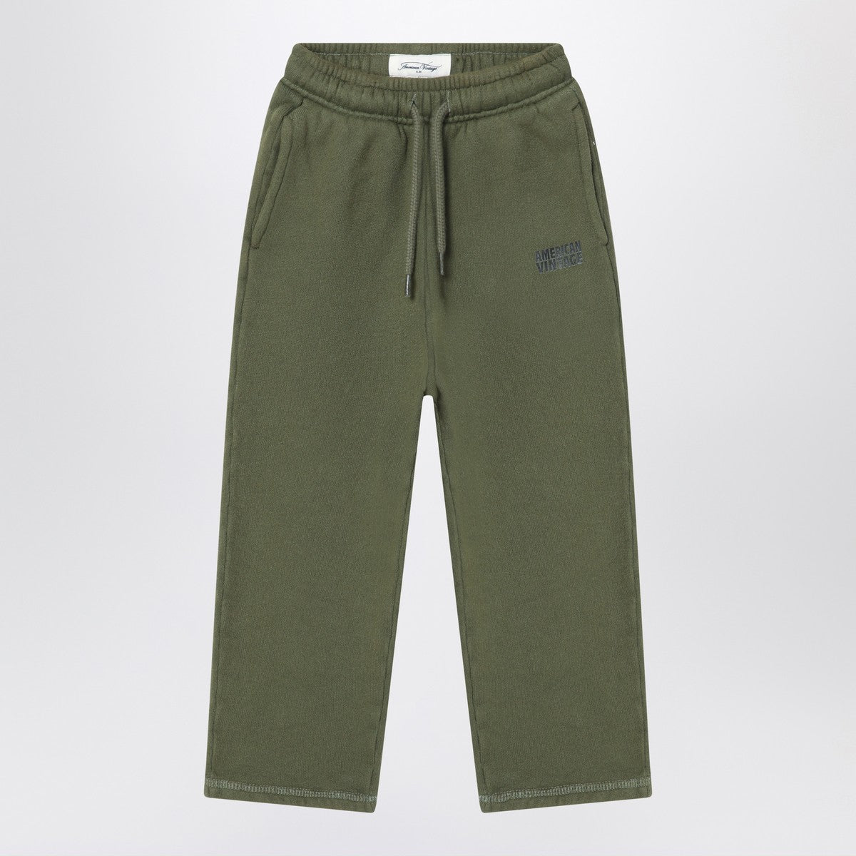 American Vintage Izubird khaki jogging trousers