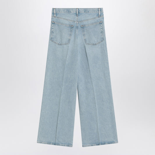 Frame Low Baggy Wide Leg Jeans in Organic Denim