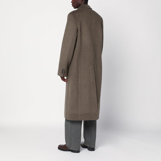 Our Legacy Moss-coloured wool blend coat