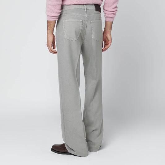 Our Legacy Light grey trousers in Japanese polyester
