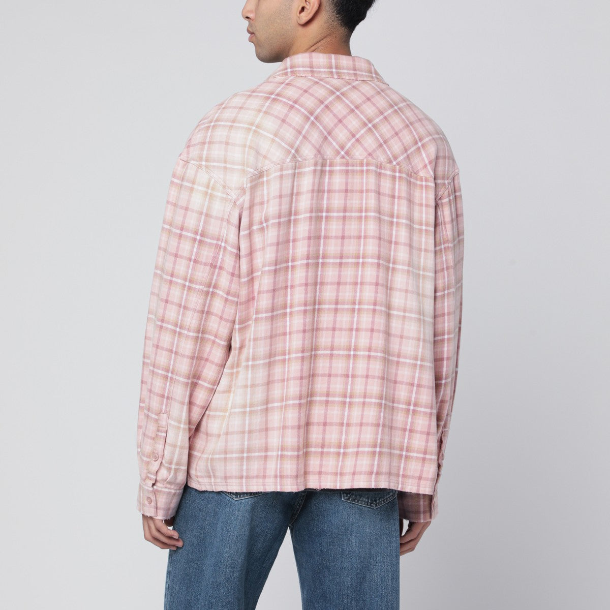 Represent Quartz check flannel shirt