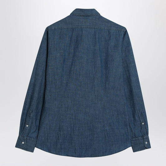 XACUS Blue denim Tailor Fit shirt
